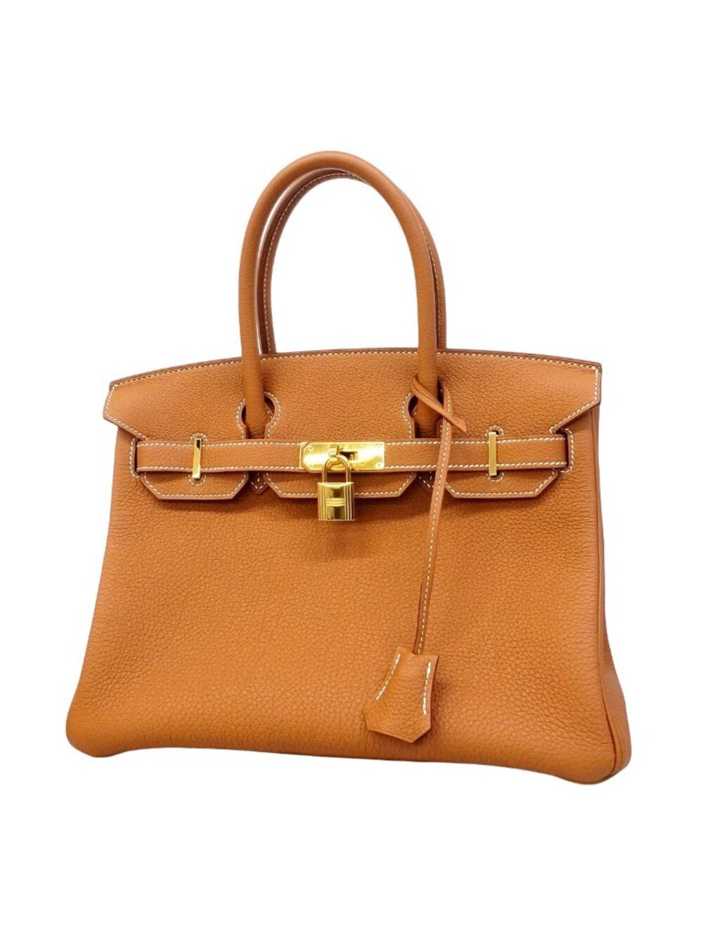 Hermes Handbag Birkin 30 Togo Gold